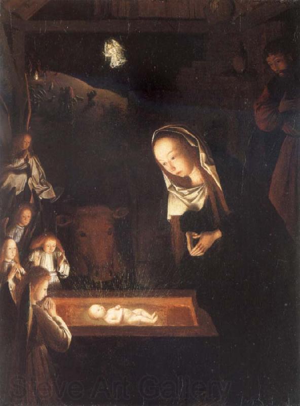 Geertgen Tot Sint Jans The natitity at night Norge oil painting art